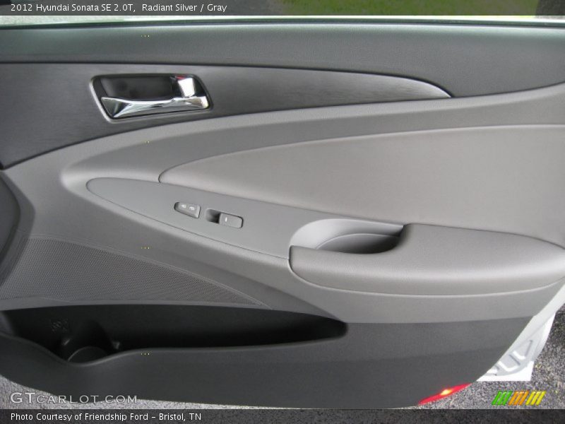 Radiant Silver / Gray 2012 Hyundai Sonata SE 2.0T
