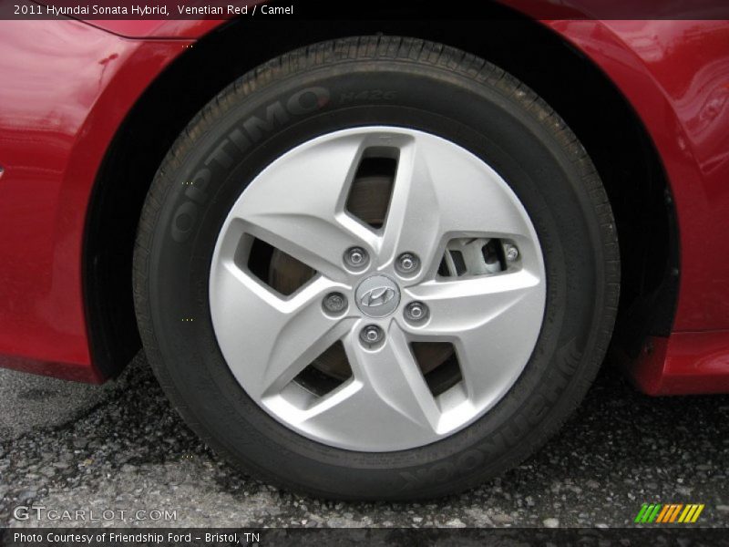 Venetian Red / Camel 2011 Hyundai Sonata Hybrid