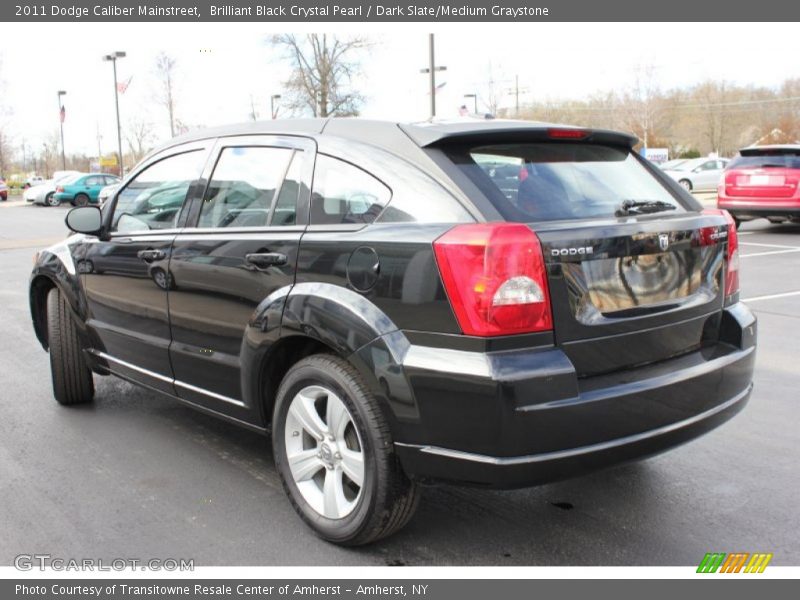 Brilliant Black Crystal Pearl / Dark Slate/Medium Graystone 2011 Dodge Caliber Mainstreet