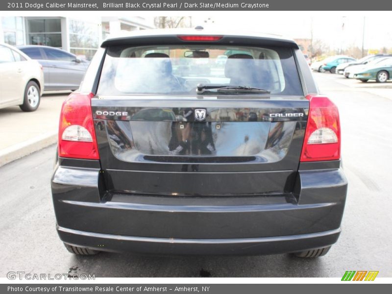 Brilliant Black Crystal Pearl / Dark Slate/Medium Graystone 2011 Dodge Caliber Mainstreet