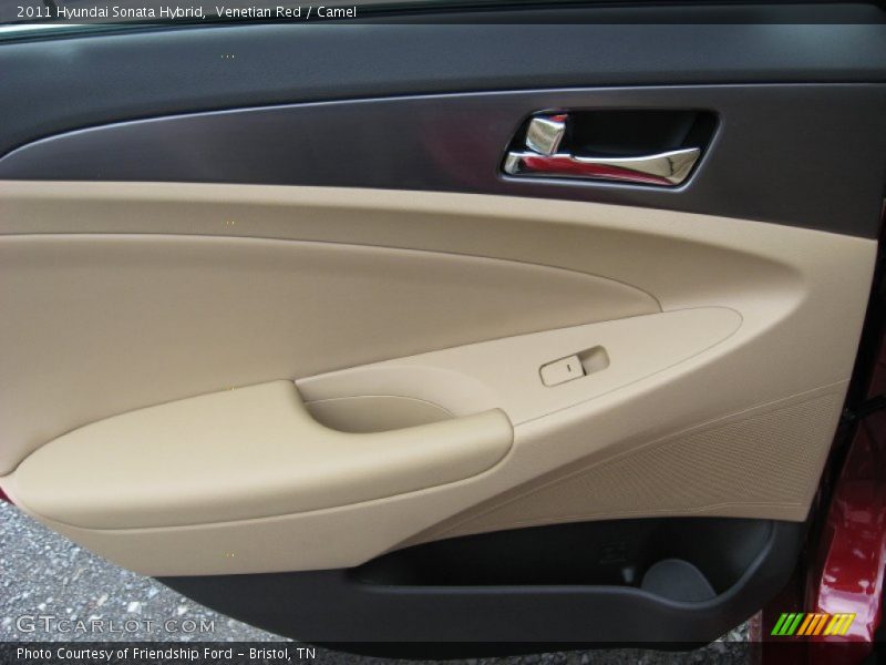 Venetian Red / Camel 2011 Hyundai Sonata Hybrid