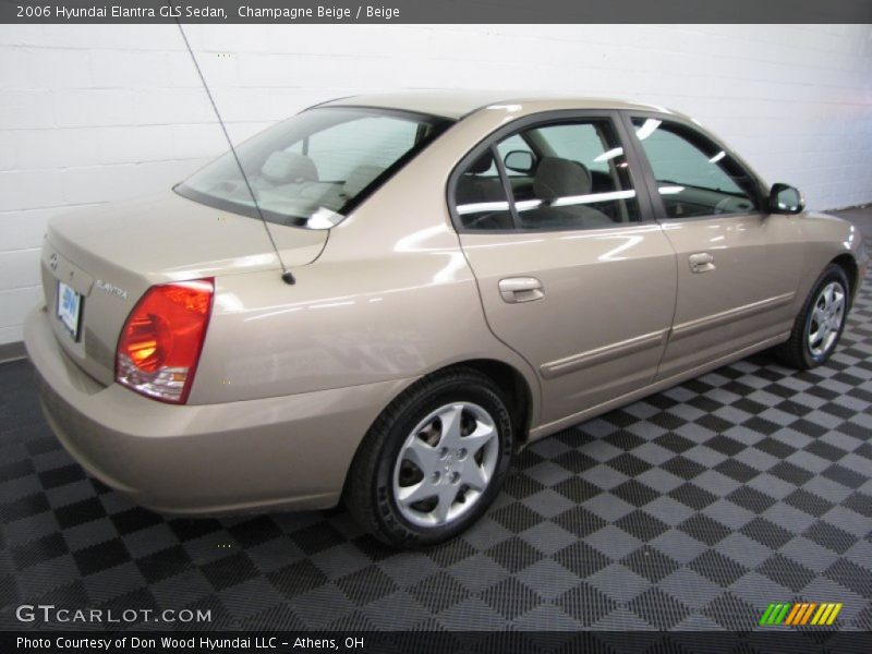 Champagne Beige / Beige 2006 Hyundai Elantra GLS Sedan