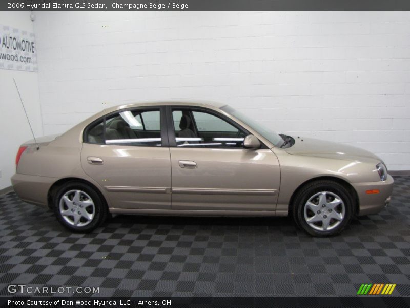 Champagne Beige / Beige 2006 Hyundai Elantra GLS Sedan