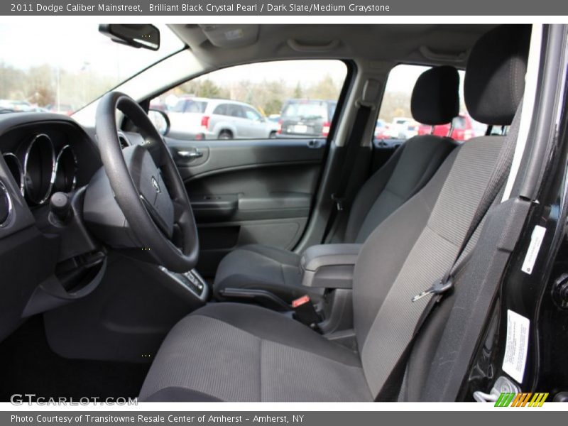 Brilliant Black Crystal Pearl / Dark Slate/Medium Graystone 2011 Dodge Caliber Mainstreet