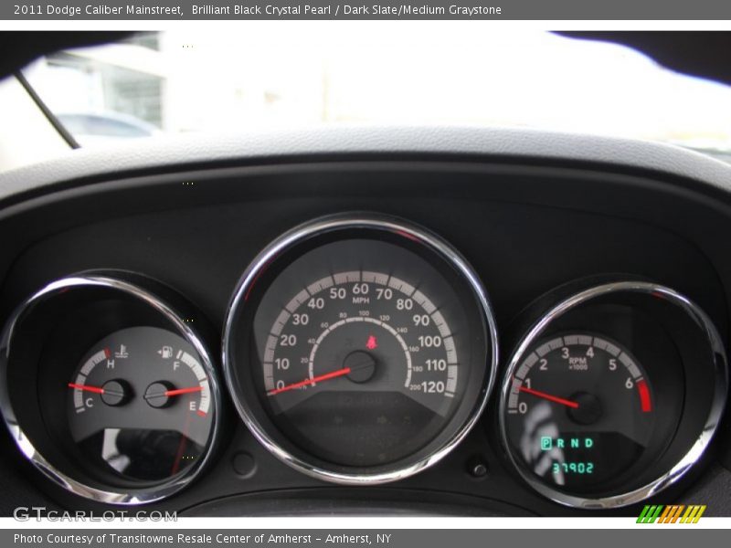 Brilliant Black Crystal Pearl / Dark Slate/Medium Graystone 2011 Dodge Caliber Mainstreet