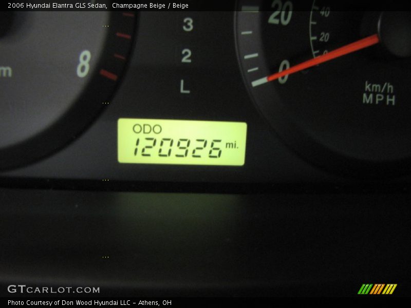 Champagne Beige / Beige 2006 Hyundai Elantra GLS Sedan