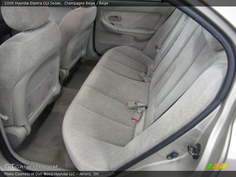 Champagne Beige / Beige 2006 Hyundai Elantra GLS Sedan