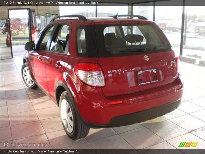 Crimson Red Metallic / Black 2012 Suzuki SX4 Crossover AWD