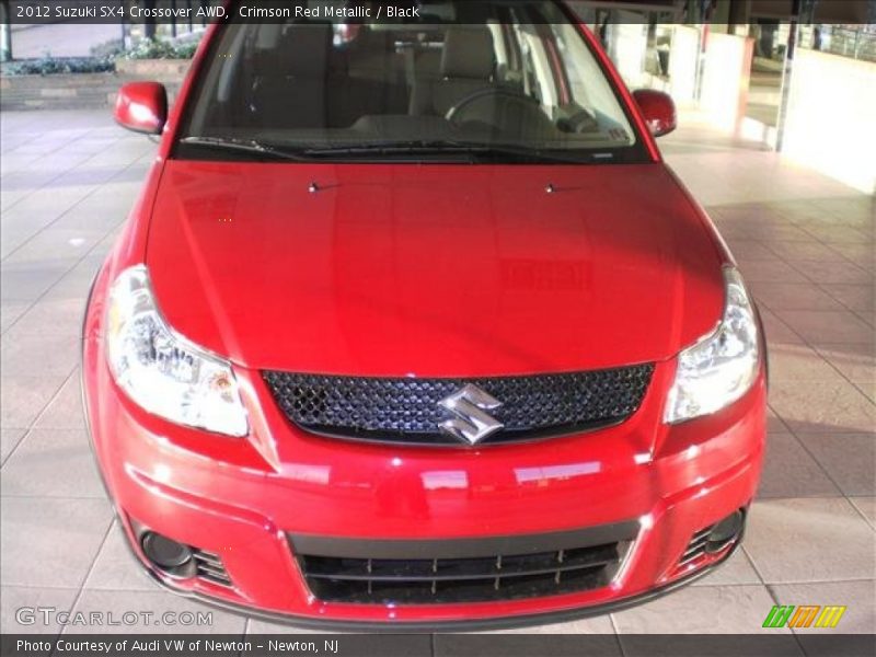 Crimson Red Metallic / Black 2012 Suzuki SX4 Crossover AWD