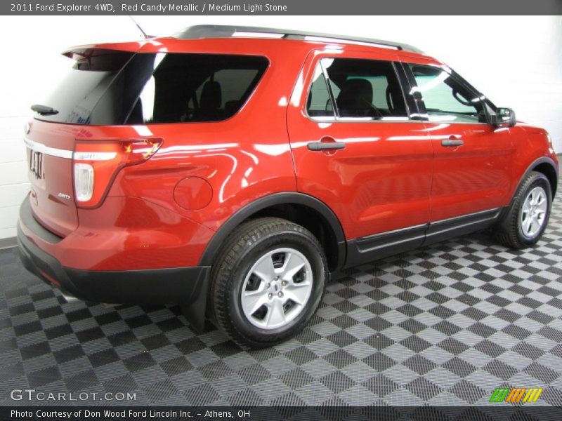 Red Candy Metallic / Medium Light Stone 2011 Ford Explorer 4WD