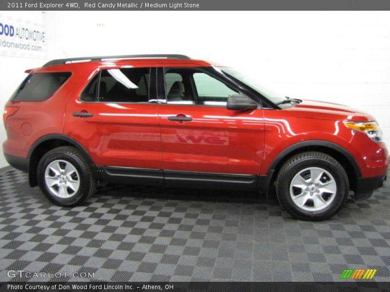 Red Candy Metallic / Medium Light Stone 2011 Ford Explorer 4WD