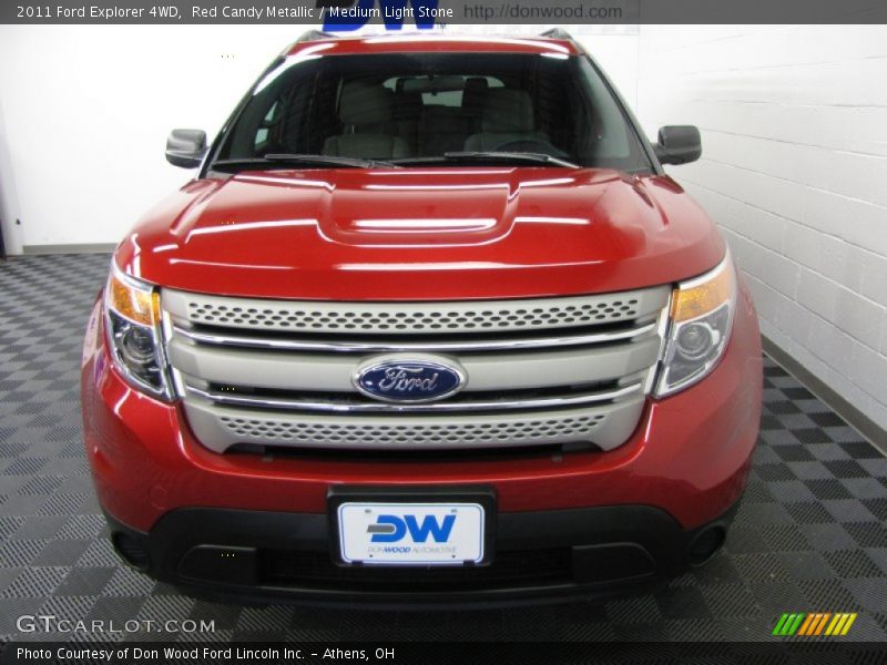 Red Candy Metallic / Medium Light Stone 2011 Ford Explorer 4WD