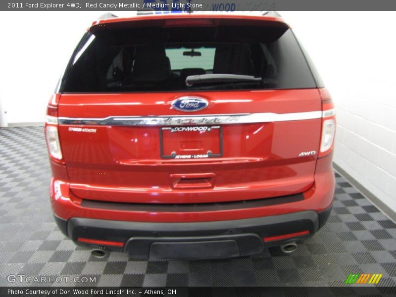 Red Candy Metallic / Medium Light Stone 2011 Ford Explorer 4WD