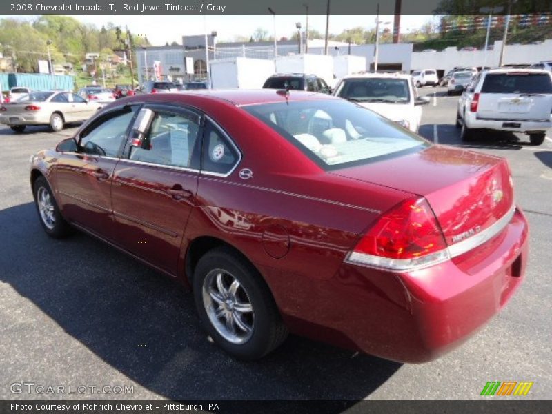 Red Jewel Tintcoat / Gray 2008 Chevrolet Impala LT