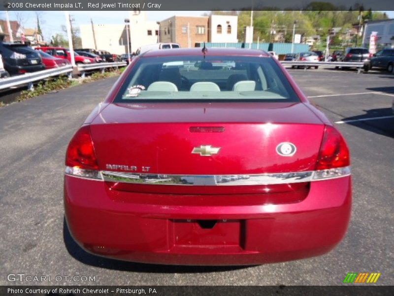 Red Jewel Tintcoat / Gray 2008 Chevrolet Impala LT