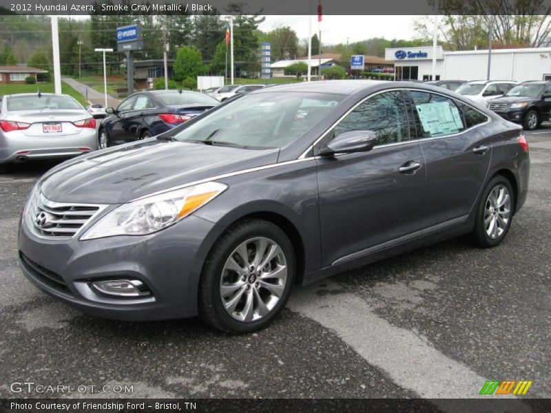 Smoke Gray Metallic / Black 2012 Hyundai Azera