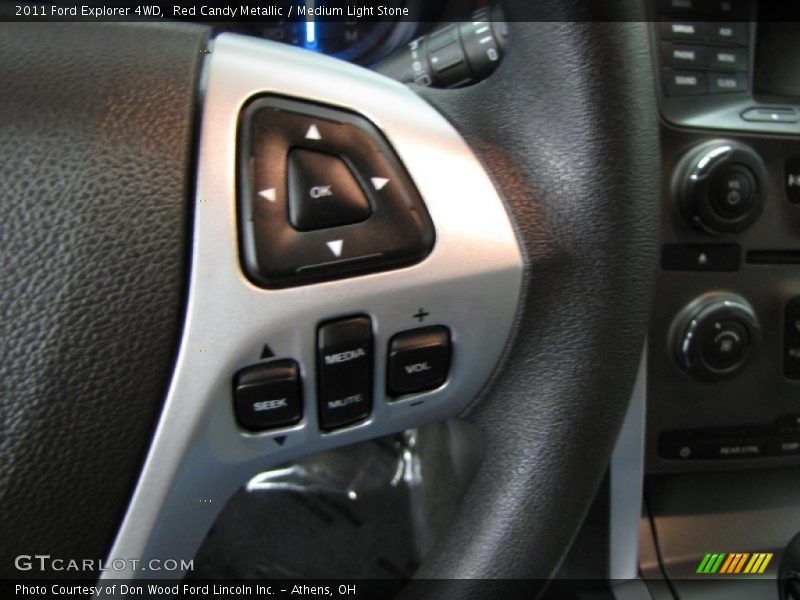 Red Candy Metallic / Medium Light Stone 2011 Ford Explorer 4WD