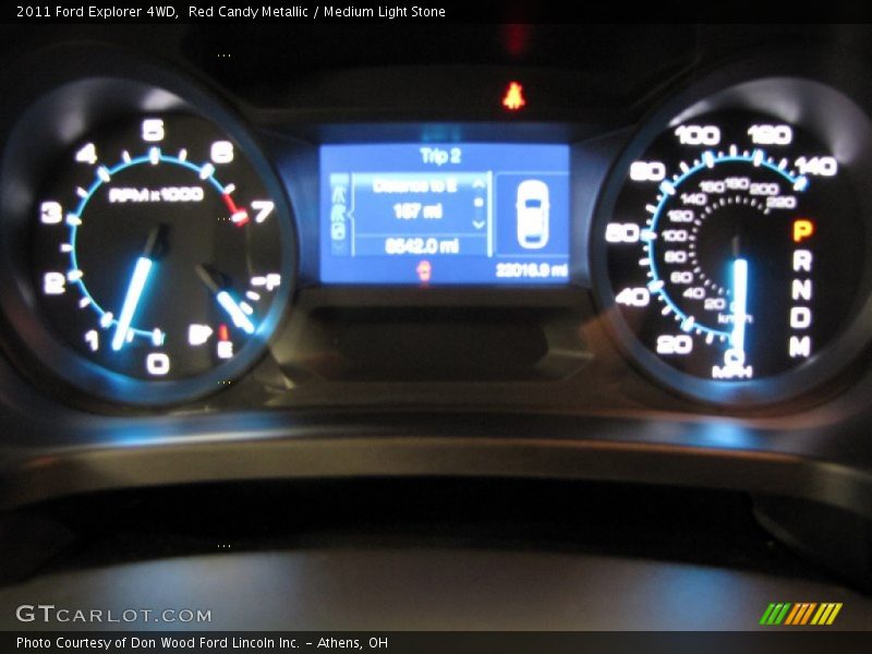 Red Candy Metallic / Medium Light Stone 2011 Ford Explorer 4WD