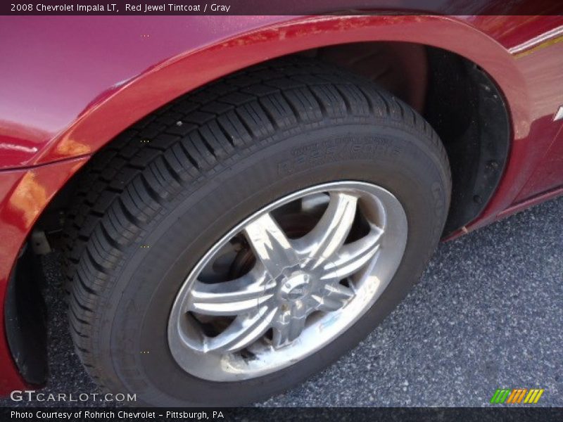 Red Jewel Tintcoat / Gray 2008 Chevrolet Impala LT