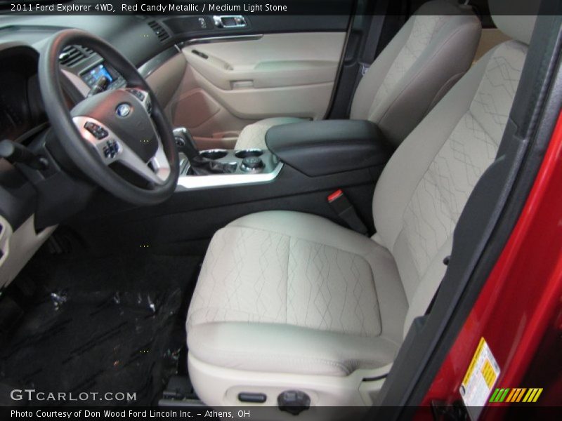 Red Candy Metallic / Medium Light Stone 2011 Ford Explorer 4WD