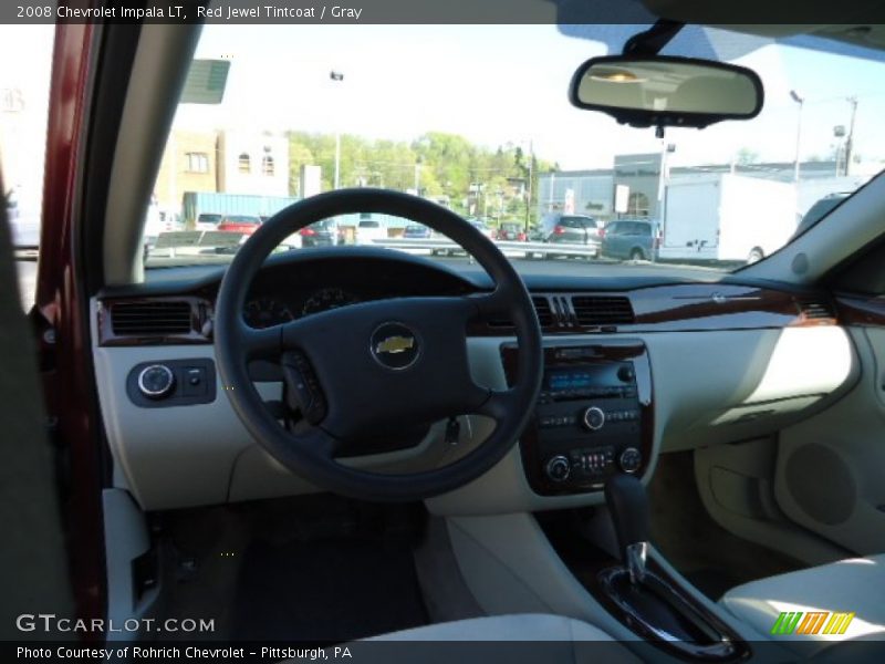 Red Jewel Tintcoat / Gray 2008 Chevrolet Impala LT