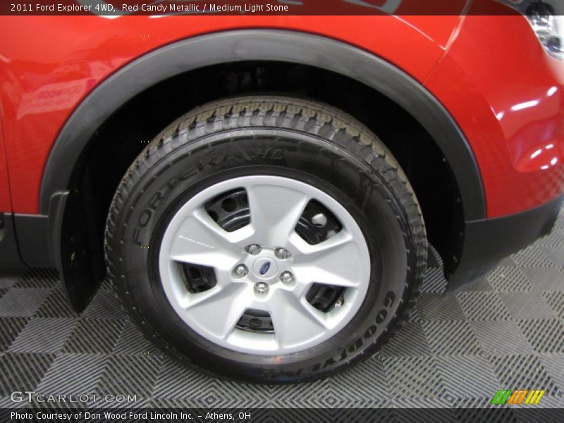 Red Candy Metallic / Medium Light Stone 2011 Ford Explorer 4WD