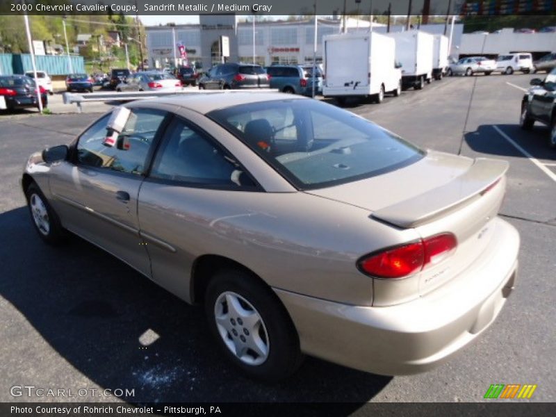 Sandrift Metallic / Medium Gray 2000 Chevrolet Cavalier Coupe