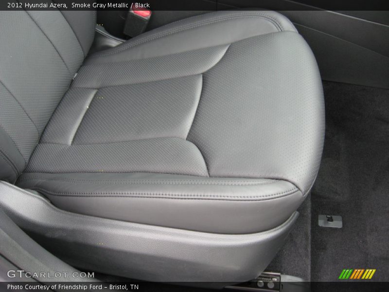 Smoke Gray Metallic / Black 2012 Hyundai Azera