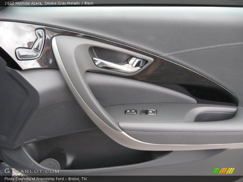 Smoke Gray Metallic / Black 2012 Hyundai Azera