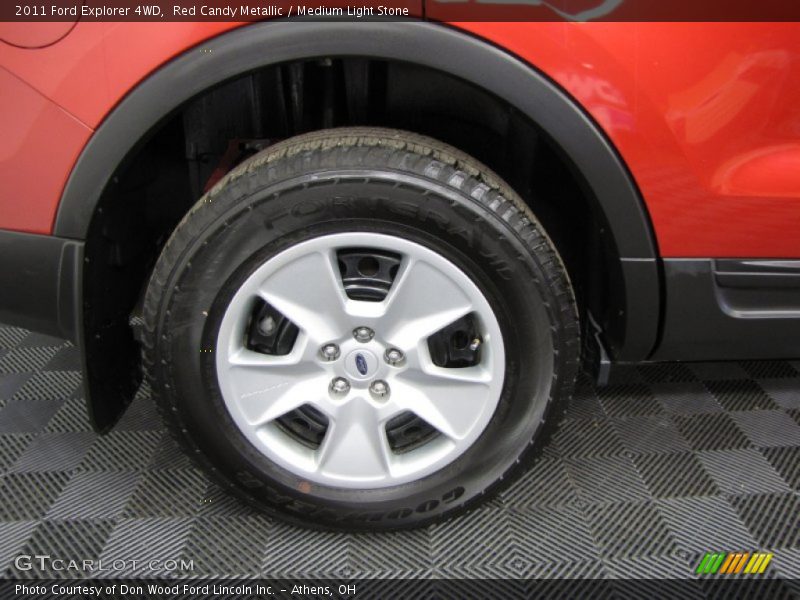 Red Candy Metallic / Medium Light Stone 2011 Ford Explorer 4WD