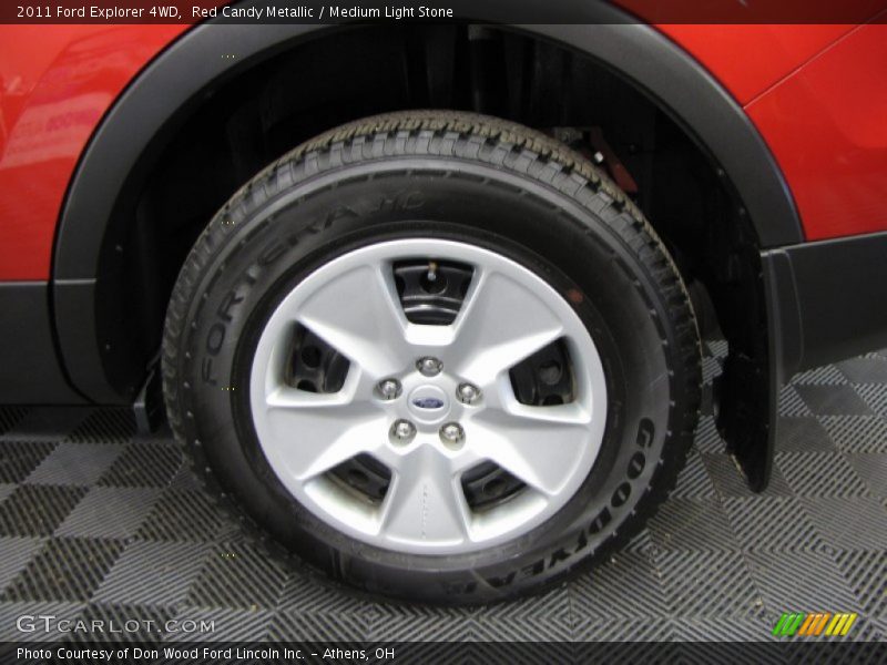 Red Candy Metallic / Medium Light Stone 2011 Ford Explorer 4WD