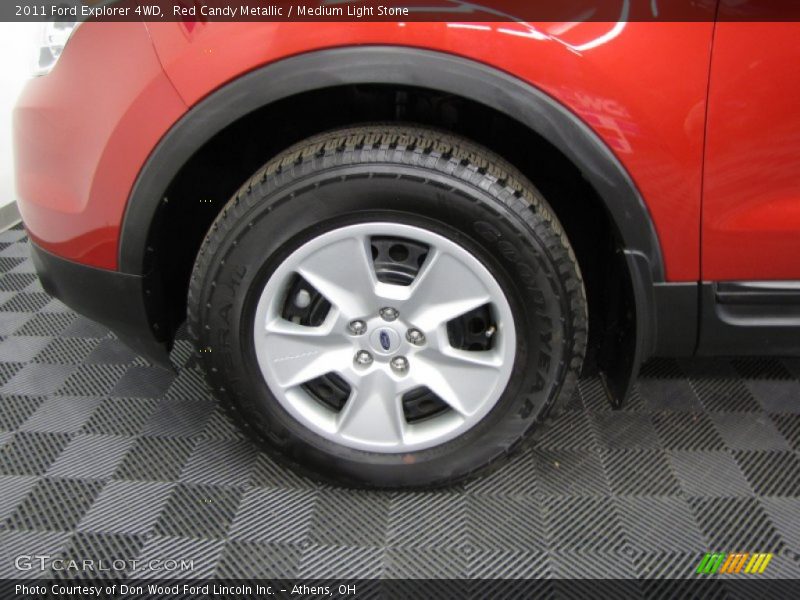 Red Candy Metallic / Medium Light Stone 2011 Ford Explorer 4WD