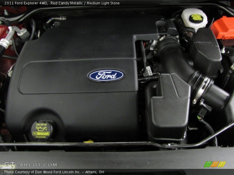 Red Candy Metallic / Medium Light Stone 2011 Ford Explorer 4WD