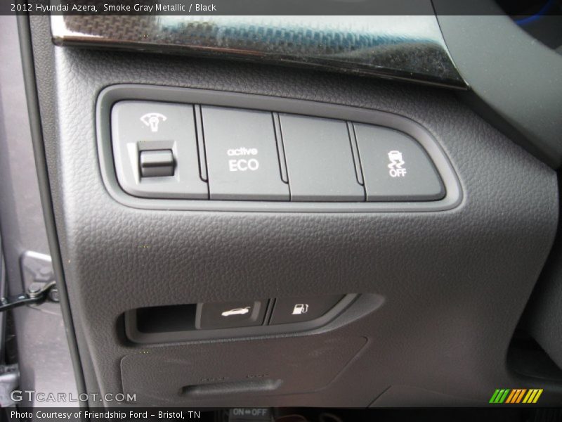 Smoke Gray Metallic / Black 2012 Hyundai Azera
