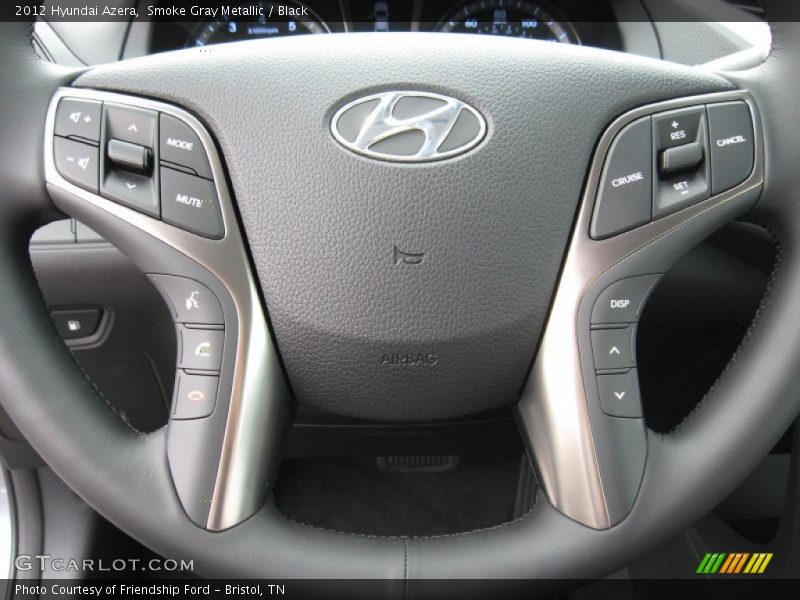 Smoke Gray Metallic / Black 2012 Hyundai Azera
