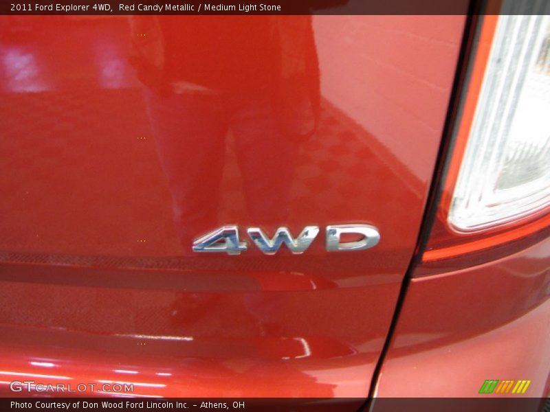 Red Candy Metallic / Medium Light Stone 2011 Ford Explorer 4WD