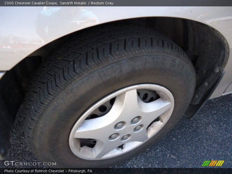 Sandrift Metallic / Medium Gray 2000 Chevrolet Cavalier Coupe