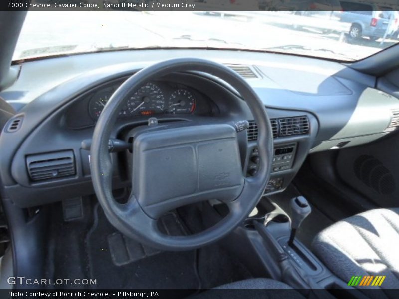 Sandrift Metallic / Medium Gray 2000 Chevrolet Cavalier Coupe