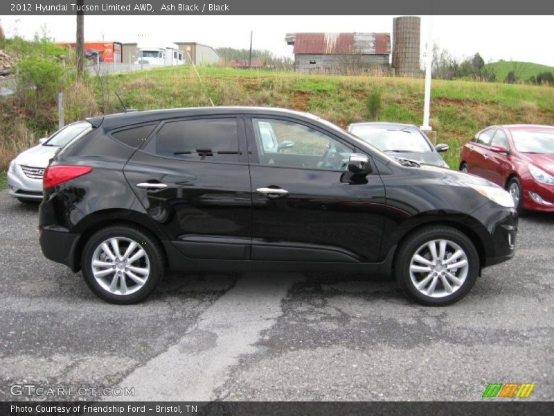 Ash Black / Black 2012 Hyundai Tucson Limited AWD