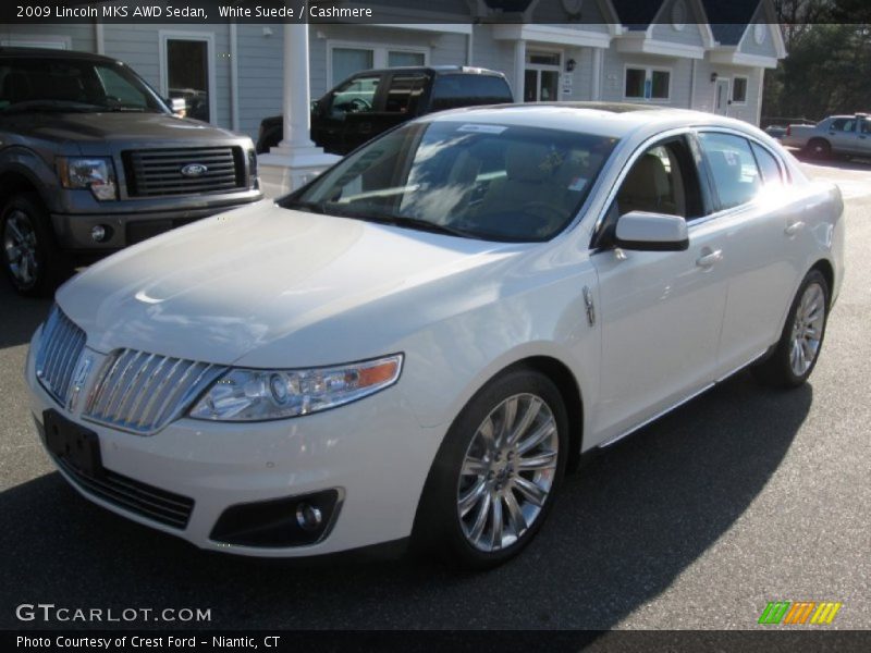 White Suede / Cashmere 2009 Lincoln MKS AWD Sedan