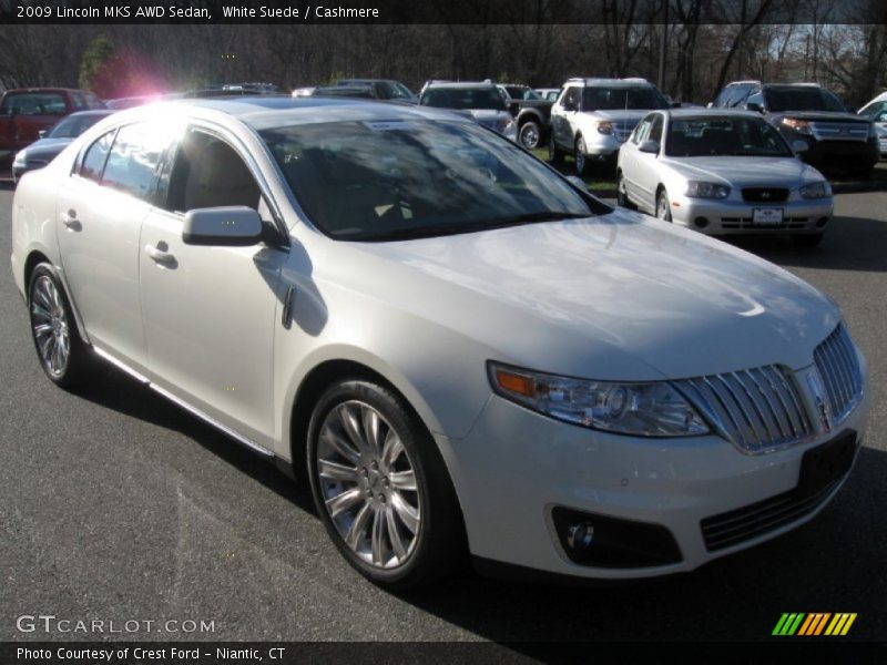White Suede / Cashmere 2009 Lincoln MKS AWD Sedan