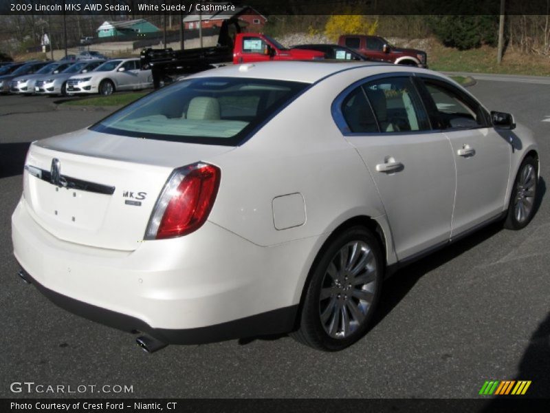 White Suede / Cashmere 2009 Lincoln MKS AWD Sedan