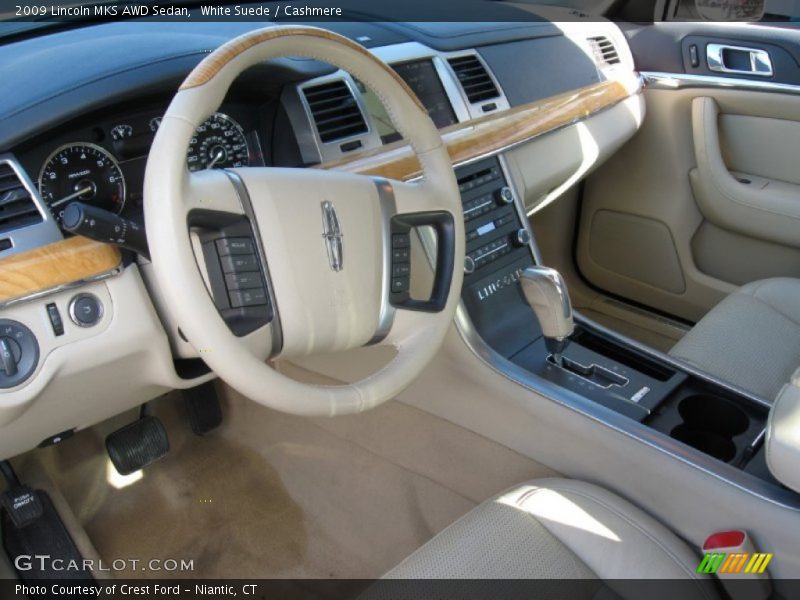 White Suede / Cashmere 2009 Lincoln MKS AWD Sedan