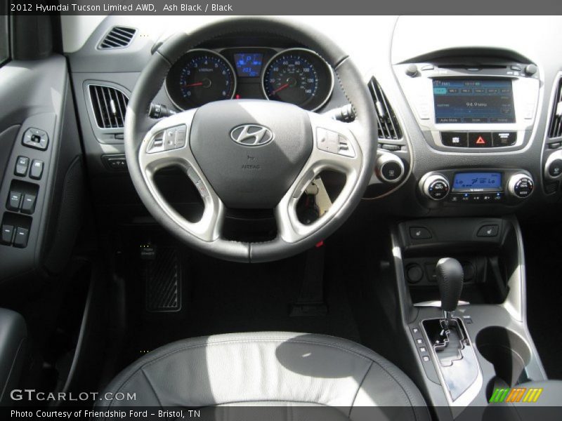 Ash Black / Black 2012 Hyundai Tucson Limited AWD