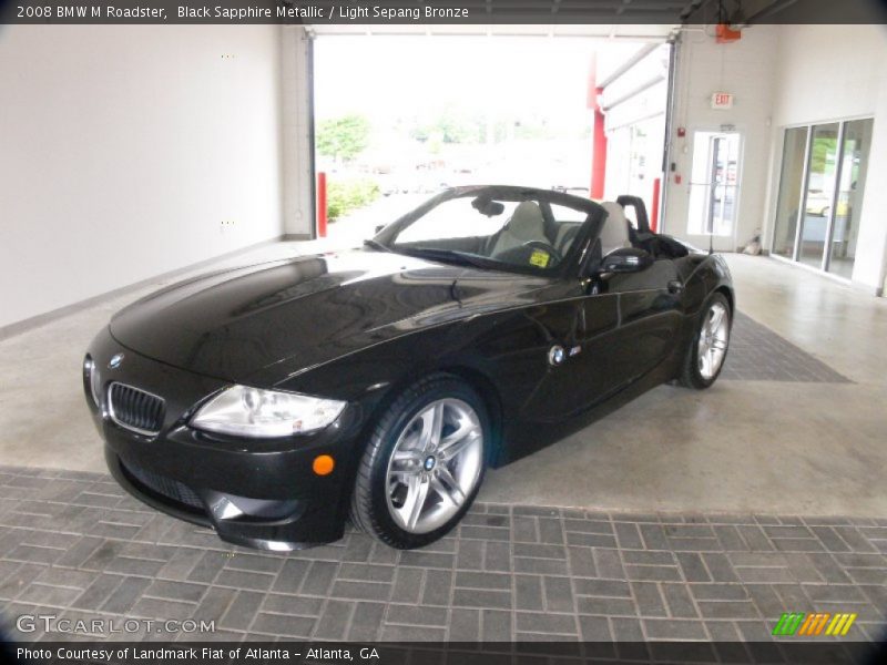 Black Sapphire Metallic / Light Sepang Bronze 2008 BMW M Roadster