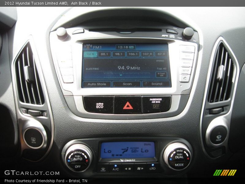 Ash Black / Black 2012 Hyundai Tucson Limited AWD