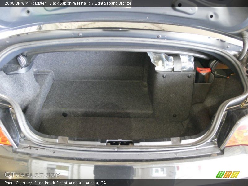 Black Sapphire Metallic / Light Sepang Bronze 2008 BMW M Roadster