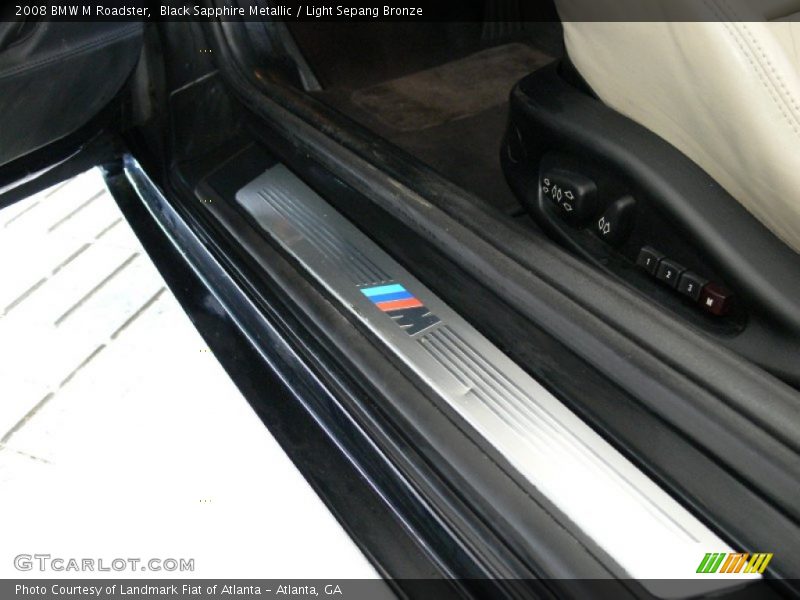 Black Sapphire Metallic / Light Sepang Bronze 2008 BMW M Roadster