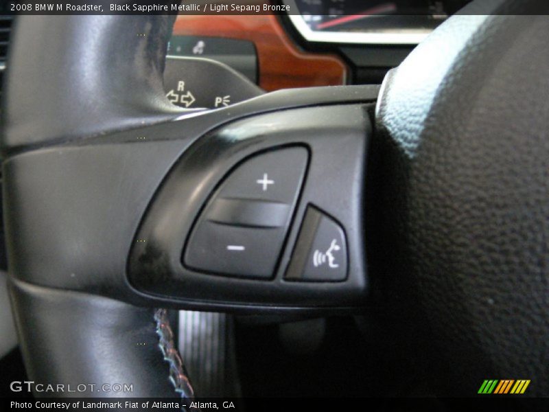 Black Sapphire Metallic / Light Sepang Bronze 2008 BMW M Roadster