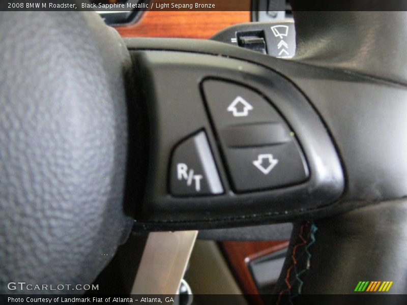 Black Sapphire Metallic / Light Sepang Bronze 2008 BMW M Roadster